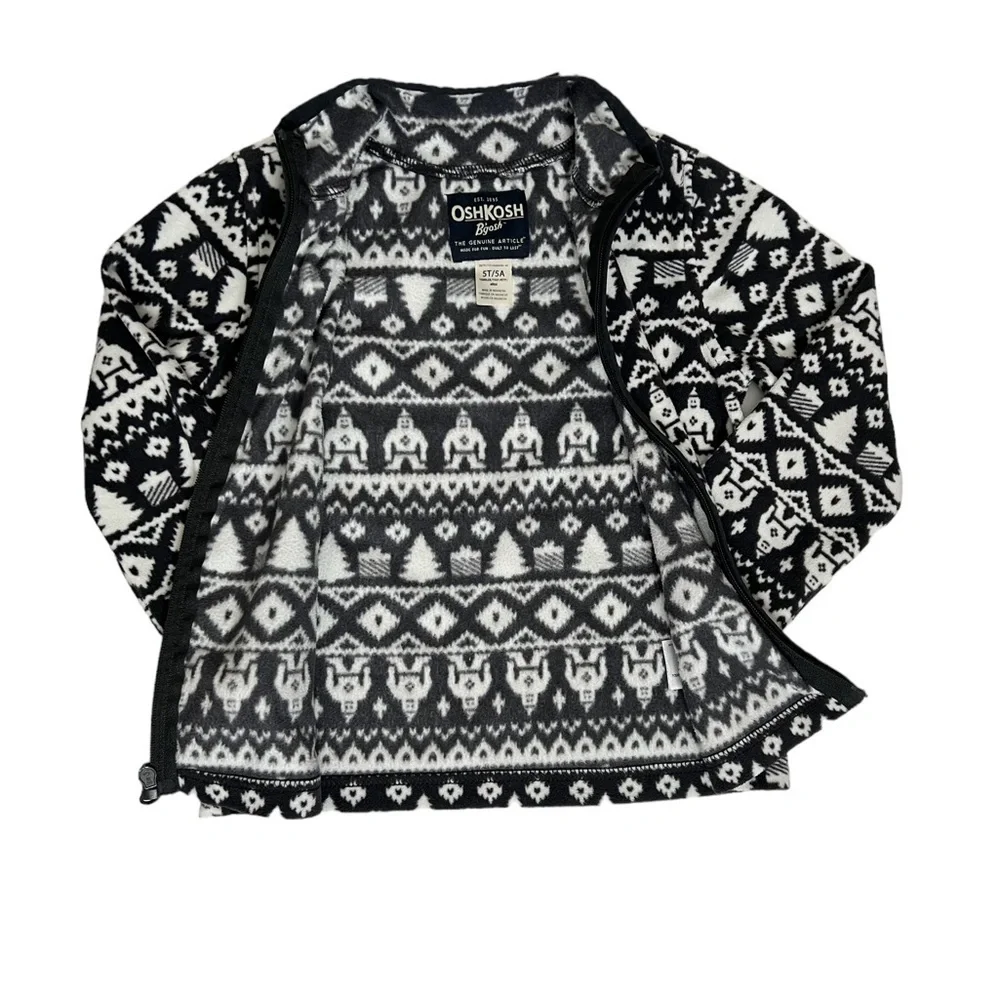 OshKosh B'Gosh Toddler’s Full-Zip Fleece Pullover